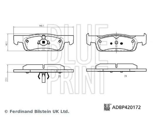 Brake Pad Set, disc brake